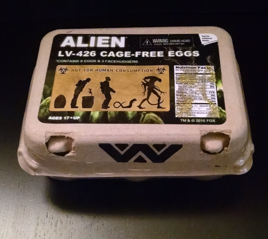 Aliens Alien NECA Creature Pack LV-426 Cage Free Eggs Displayed Briefly Only