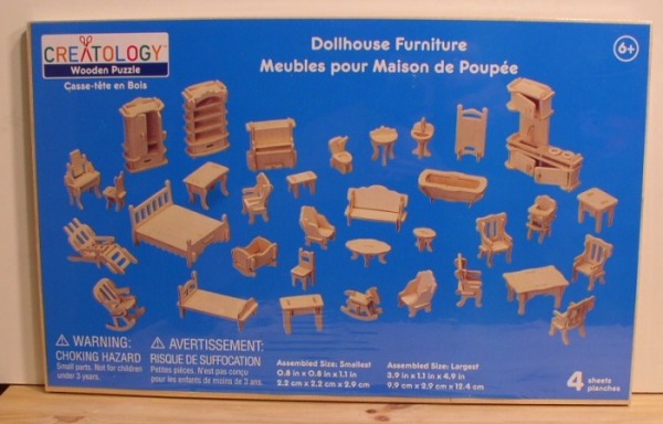 creatology wooden puzzle dollhouse